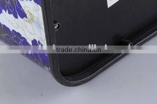 Plastic Trash Can Stainless Steel Rubbish Bin Household Garbage Can