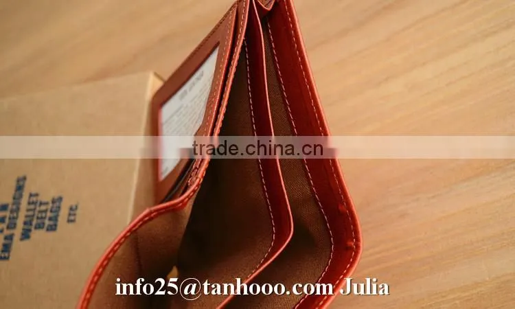 Women cow leather wallet/money clip/purse