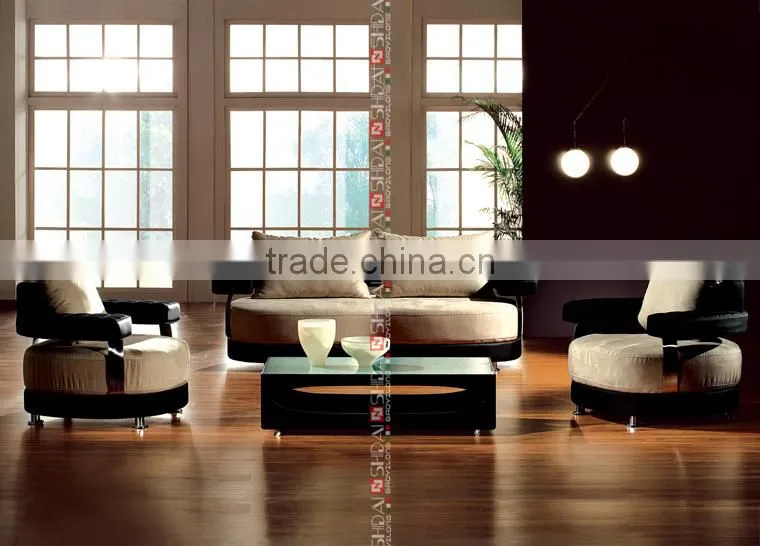 korean style sofa, wooden sofa cum bed, wooden sofa frame G125