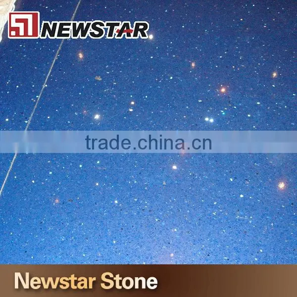 Cut to size crystal series quartz stone tiles flooring quartz tile
