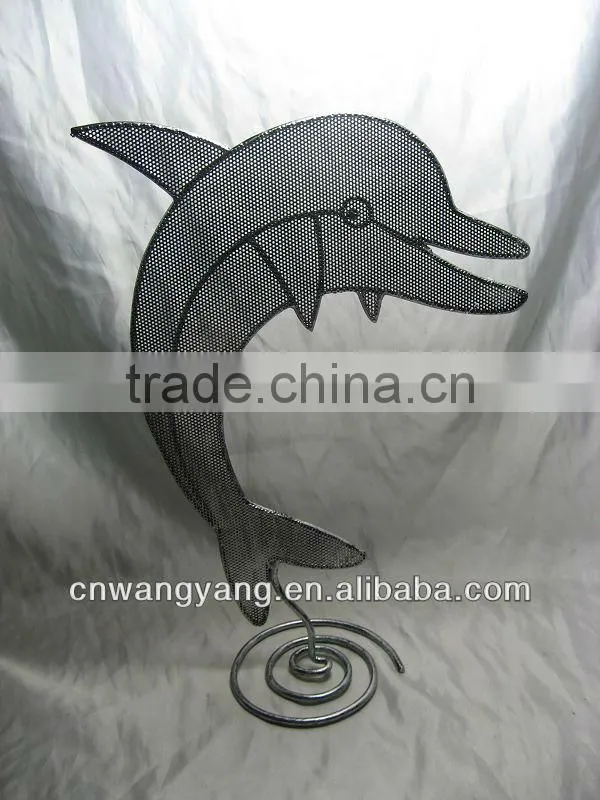 dolphin design earrings display stand wy-4003