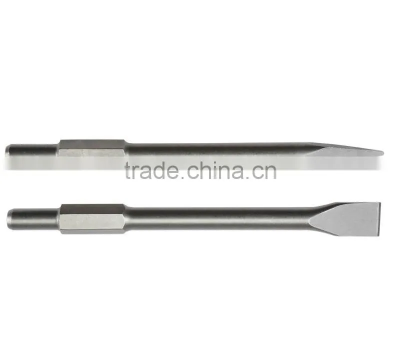 2 Piece 1 In. Flat Point Breaker Chisel Setrock breaker chisel chisel and punch set wood carving chisel set