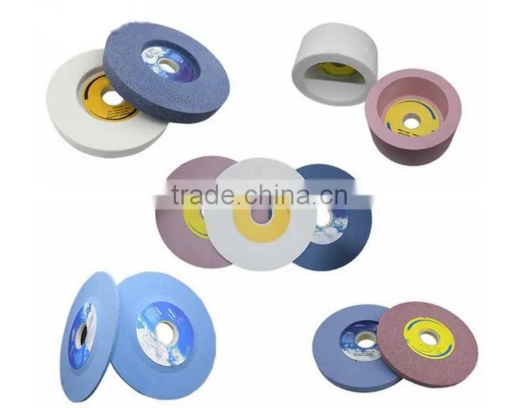 200mm Bench Grinding Wheel bench grinder Abrasive Disc Metal Stone Vitrified Ceramic Bond Silicon Carbide Aluminium Oxide