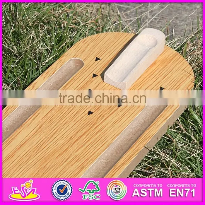 2016 Hot sale baby wooden bowling toy, new design children wooden bowling toy W01A141