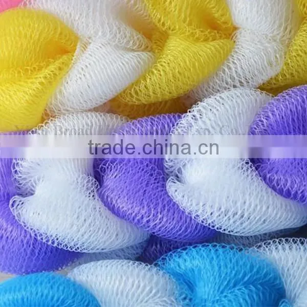 Rainbow Long Shape Washing Mesh Bath Sponge
