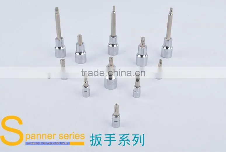 12.5mm hex screwdriver bit socket,1/2" hex bit socket 100mm length ,12.5mm hex drive bit socket