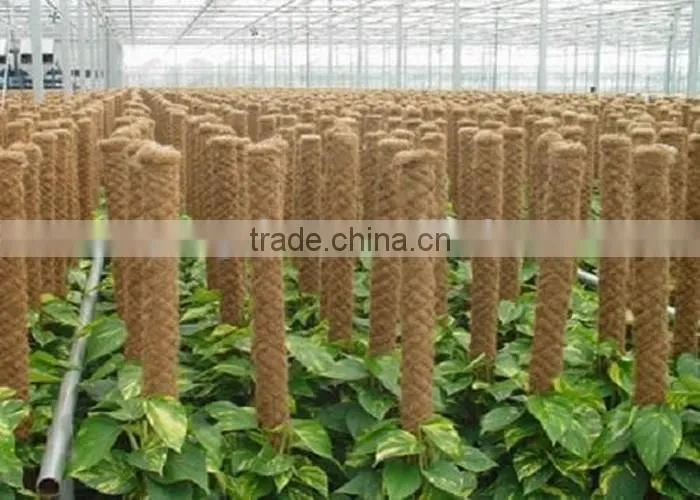 Coconut Pole for Plants & Flowers & PVC bamboo pole for decorative