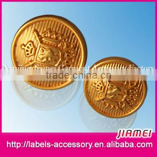 Fashionable jeans alloy plating snap button for garments