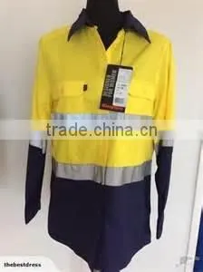 Hot sale Yellow reflective workwear jacket cheap price manufacture