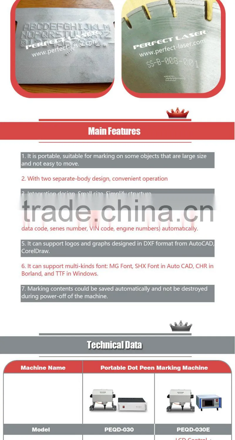 Factory Handheld Stylus Engraver for Metal PEQD-030E