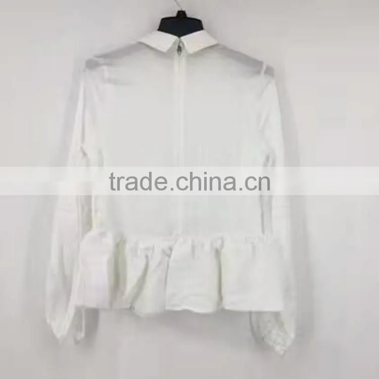 Women chiffon lace blouse stock clothes
