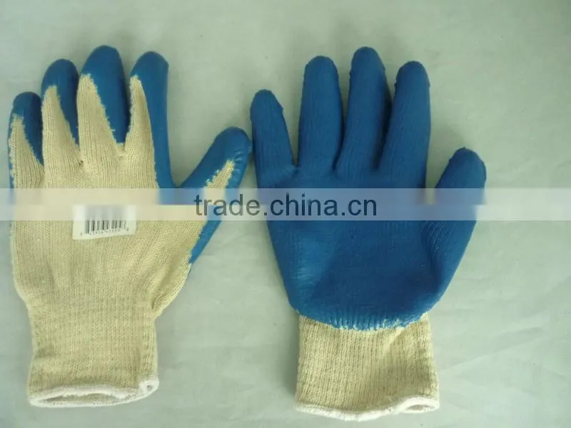crinkle latex coated gloves
