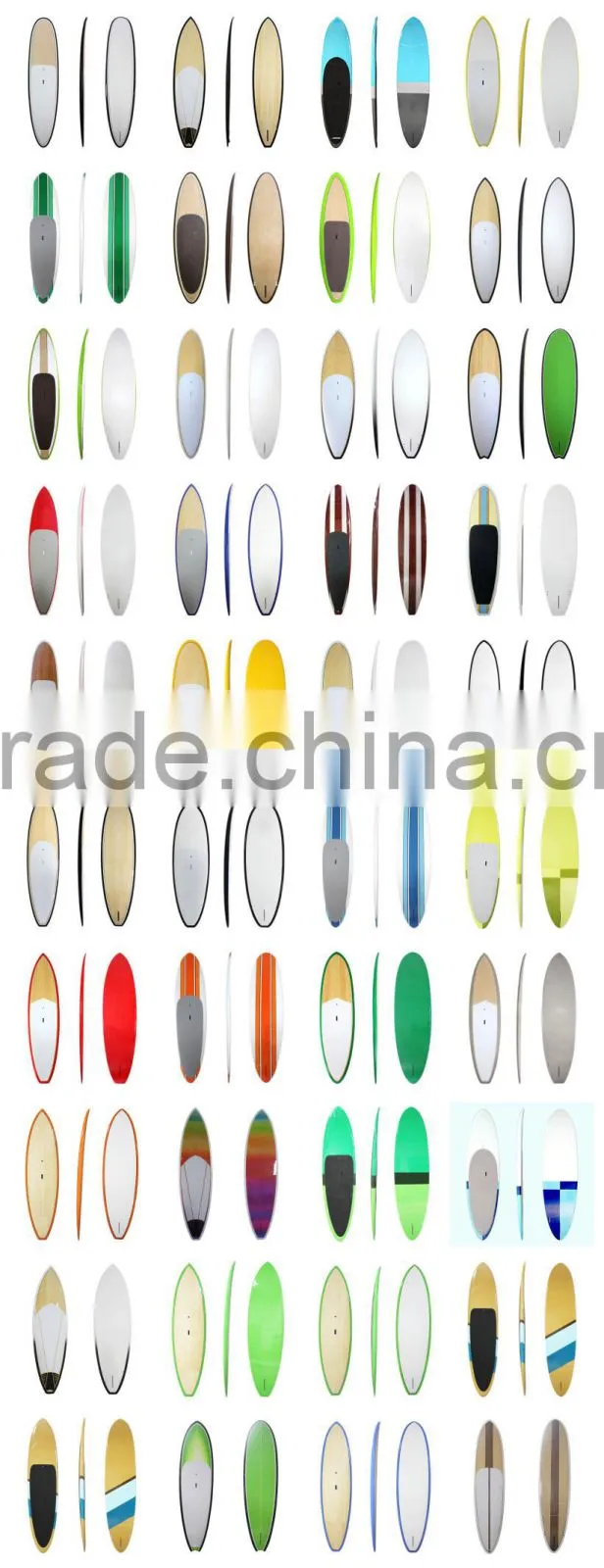 Custom SUP Boards with Pads Epoxy Foam Core Stand up Paddle Board With Deck Pads