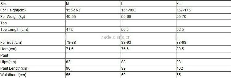 Hot sale women yoga wear tee&straight leg pant