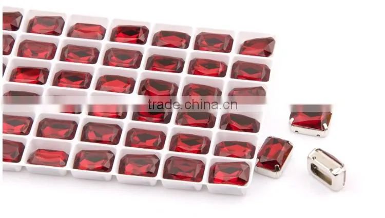 High quality crystal beads with claw for wedding cloth