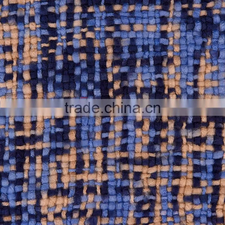 Cheap factory price Acrylic hand made throw knit blanket
