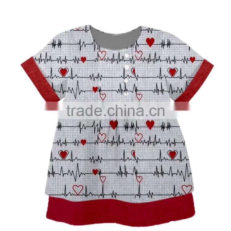 Heart to heart of the pattern is very beautiful gives a quiet feeling the top 50 children's clothing wholesale