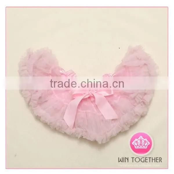 Pettiskirt baby girls skirts pink school girl skirt pettiskirt with rosettes