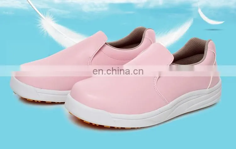 2017 New Style Women Anti-slip Leather Kitchen Chef Shoes