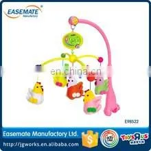 Soft and stuffed plush baby musical rotating toys