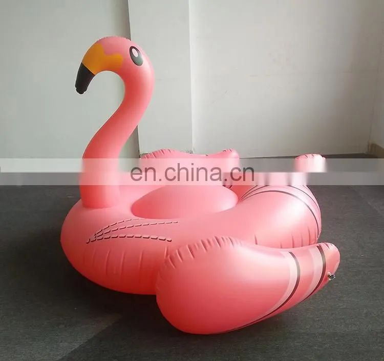 Custom 6p Eco-friendly PVC Inflatable Pool Flamingo Pool Float 190cm