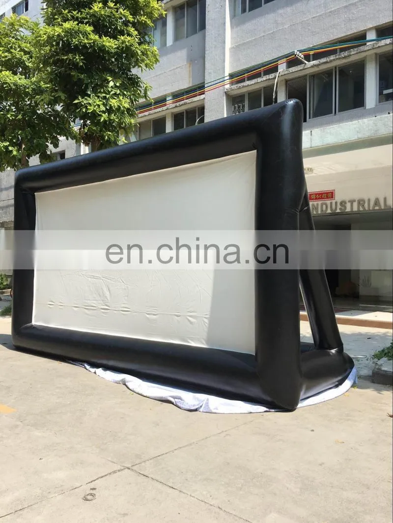 30ft outdoor big inflatable movie screen used outdoor projection advertising TV screen for sale