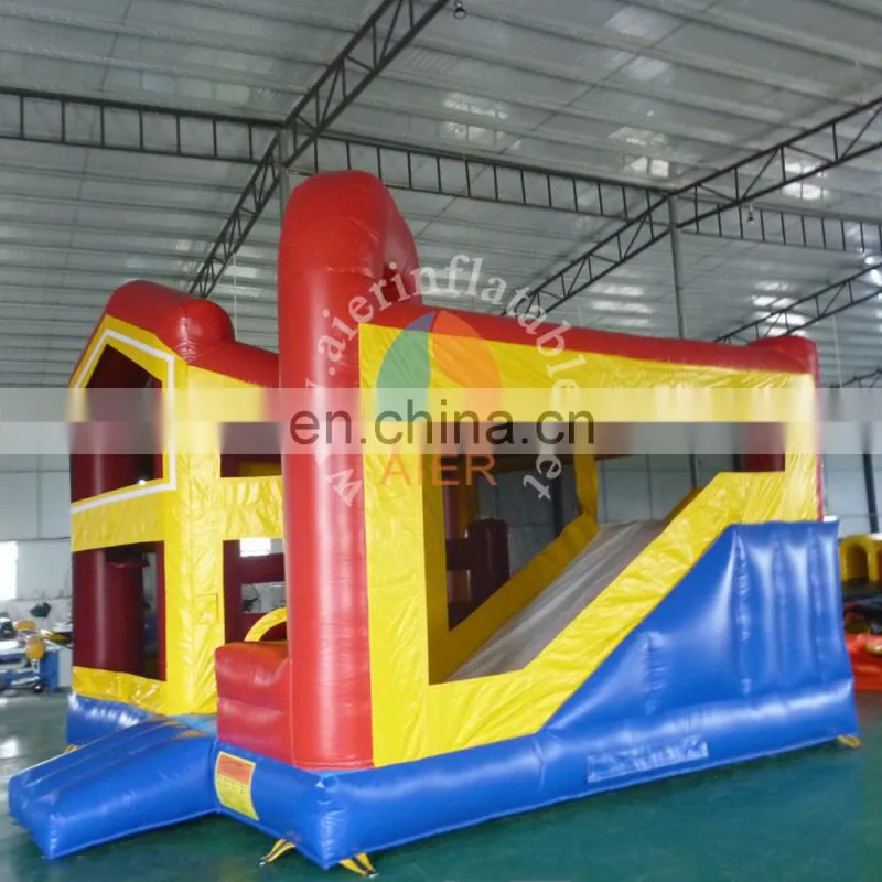 5 in1 combo vinyl inflatable castle / new outdoor playground inflatable castle bouncy castle