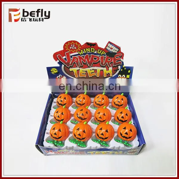 Cute wind up jump pumpkin toy