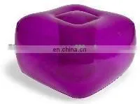 Garden green inflatable ottoman