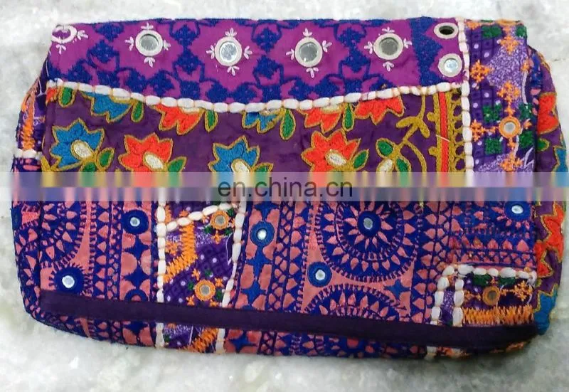 Exclusive Rajasthani Traditional Ethnic Vintage banjara gujarati clutch bags, Indian Ladies Clutch Hand Bags Handcrafted Purse