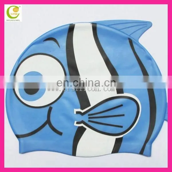 2014 professional factory manufacture competitive price rainbow colors most popular waterproof custom silicone swim cap
