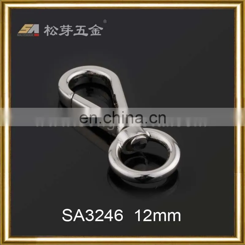 Custom Lady Tote Bag Metal Hook Buckle, Nickle Free Color Plated Swivel Hook For Handbag