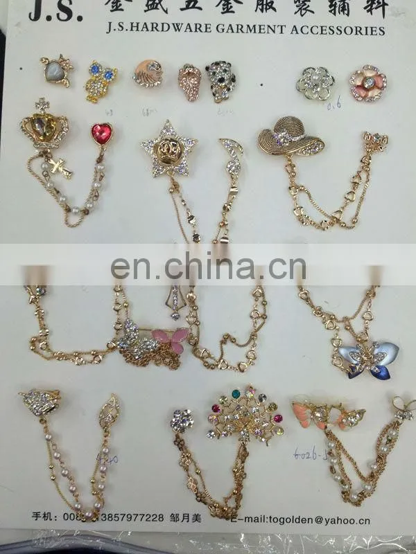 cheap price hot sell fashion rihionestone tiger button nail on clothing or bags or shoes