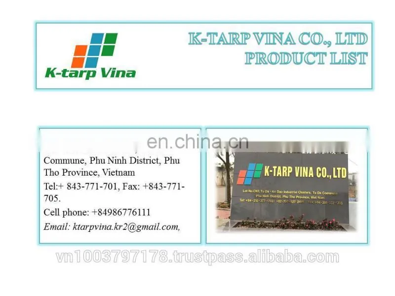 Blue/ White/ Blue Stripe Tarpaulin, Korea Quality, High quality, Malaysia, Singapore
