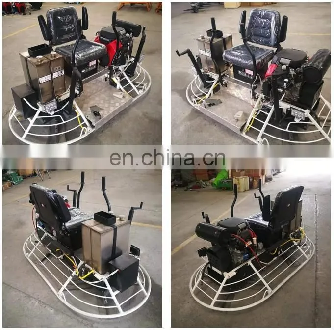 power floating machine for smoothing concrete surface
