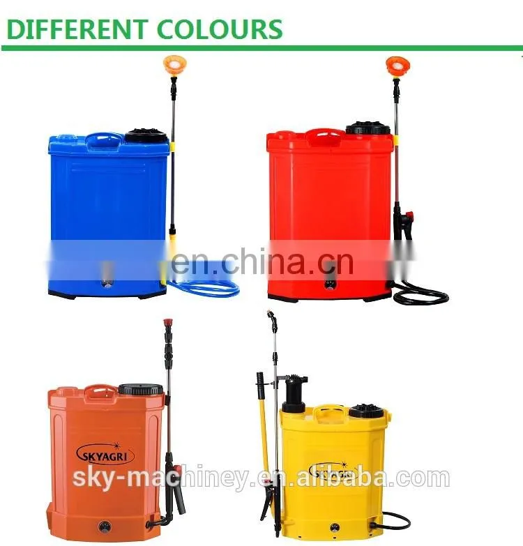 Hot farm machinery 16L 12v dc agriculture battery battery power knapsack acid water sprayer pump