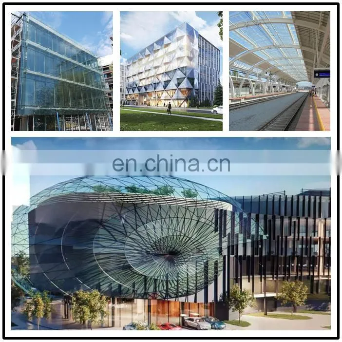 Factory price 6 mm tempered glass one sided reflective glass