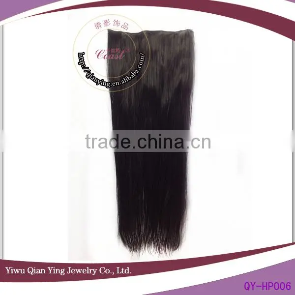 cheap wholesale synthetic clip in ombre hair extension