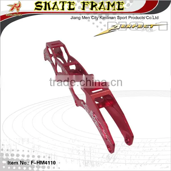 Inline skate frame, inline skate frame by CNC, inline skate frame for 100*24mm wheel