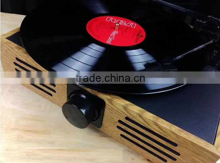Classic Vintage Design!!! Simple Turntable& Vinyl Record LP
