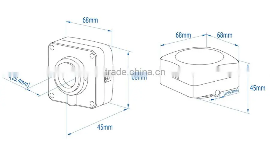 WCAM Series C-mount WIFI Camera