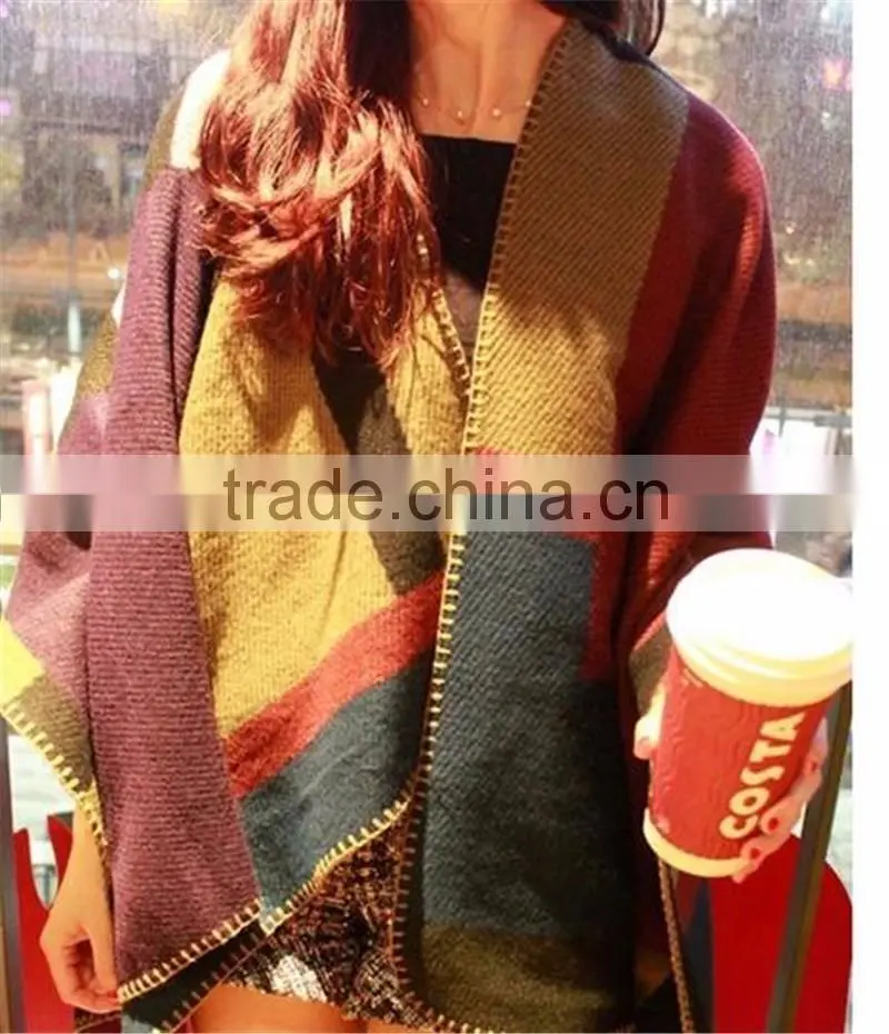 ladies fashion colorful warm knitted cardigan sweater