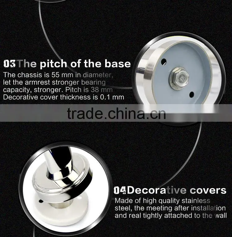 2014 Favorites Compare Stainless Steel Bathroom safety grab bar Handicap Grab Bar