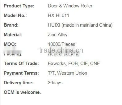 HL011 cheap good quality window roller