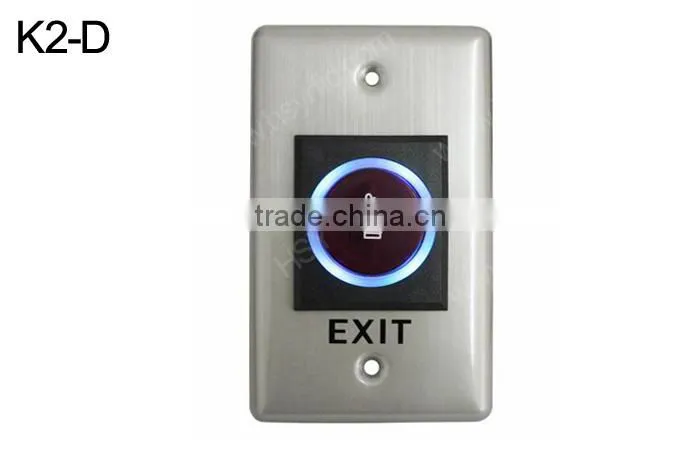 Automatic door operator push button switch for access control
