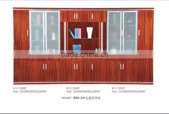China furniture manufacturer wood cabinet with glass door 09A-2A