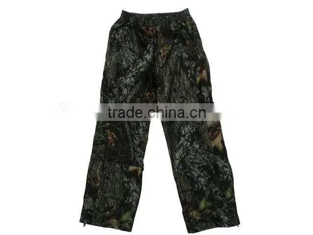 Camouflage hunting coat trousers for archery hunting