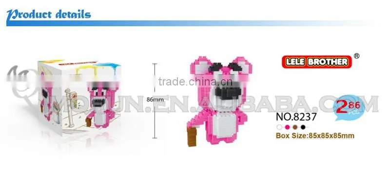 Mini Qute Lele Brother kawaii toy story plastic building blocks Buzz Jessie Woody Aliens Lotsv cartoon model educational toy