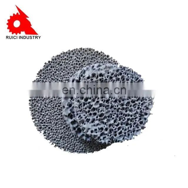 OEM Zirconia Porous SIC Foam Filter Silicon Carbide Foam Ceramics