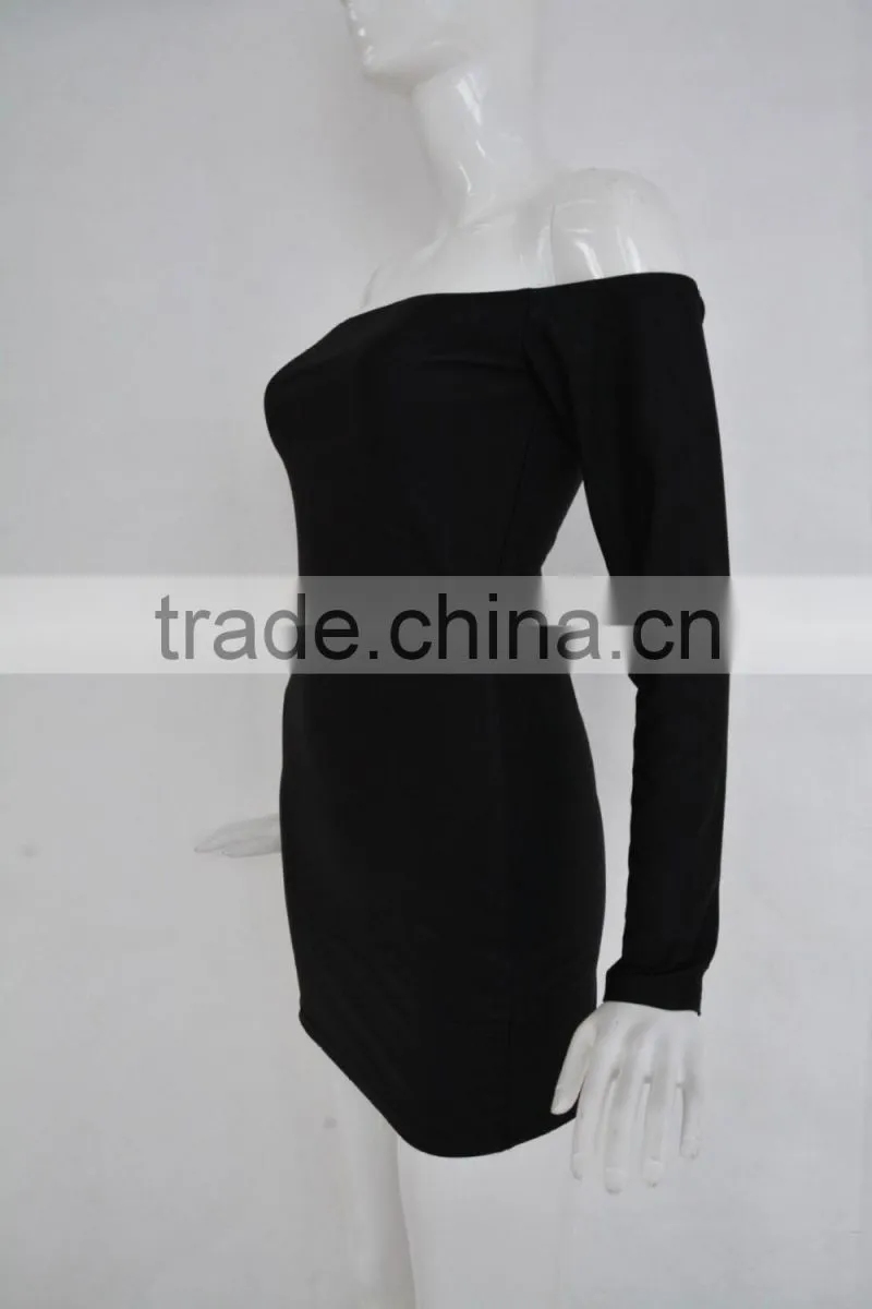 Ladie fashion dress slim package hip party dress sexy evening dress